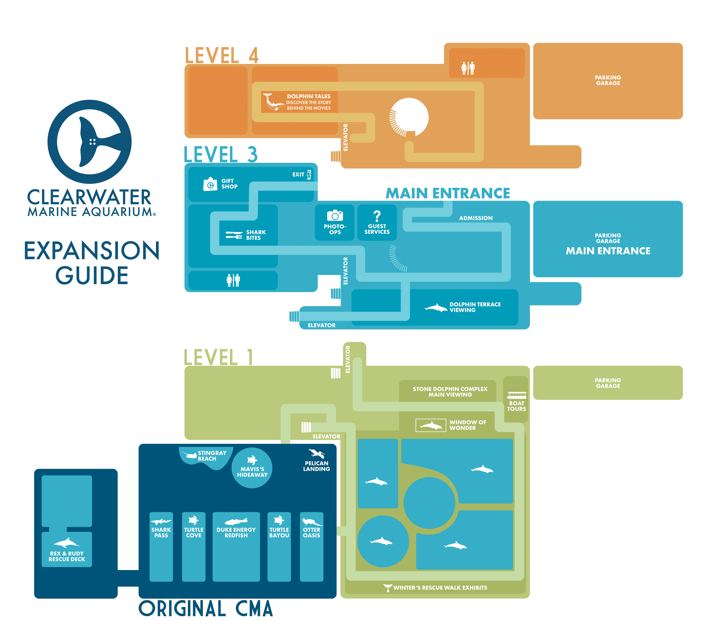 Clearwater marine aquarium map - ladegmade