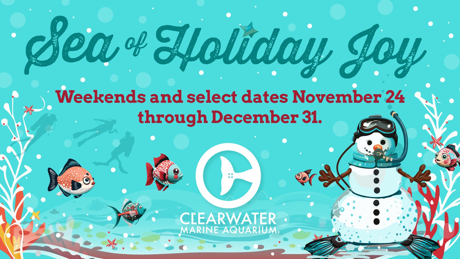 Sea of Holiday Joy - Clearwater Marine Aquarium